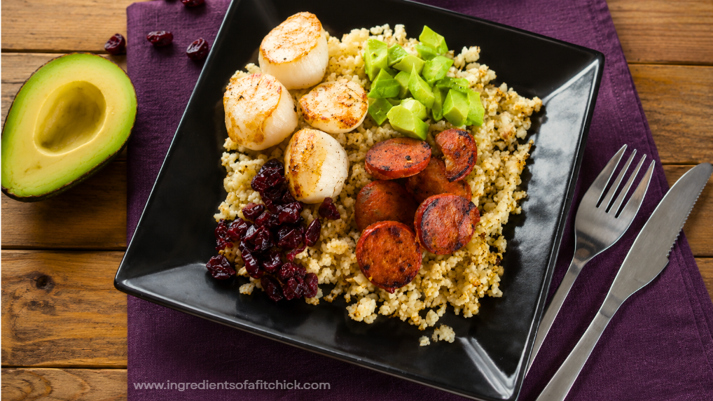 Image of Scallop & Chorizo CauliRice Bowl