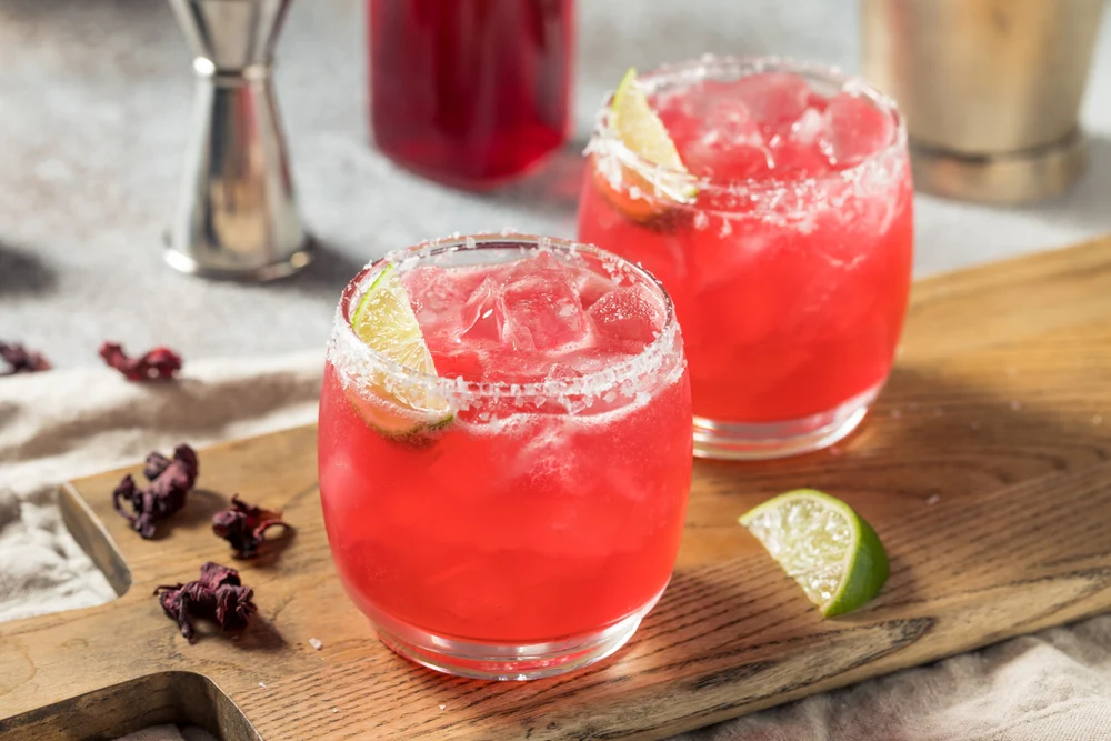 Lavender Hibiscus Breeze: A Floral Sip with a Sparkle