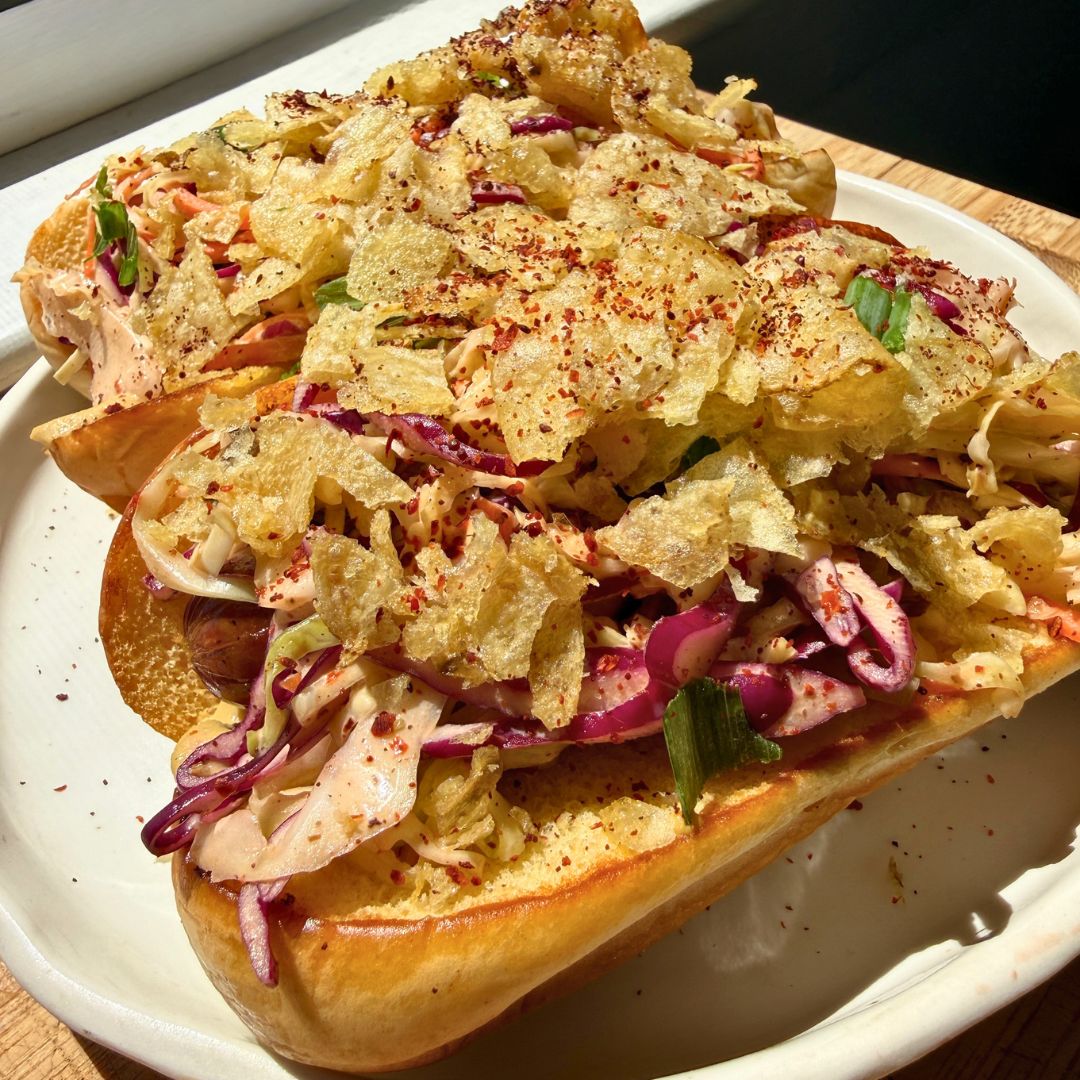Spicy & Tangy Buttermilk Slaw Dog