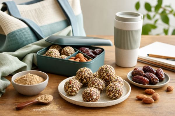 Image of Amla Date Energy Balls with Organic Amla Powder