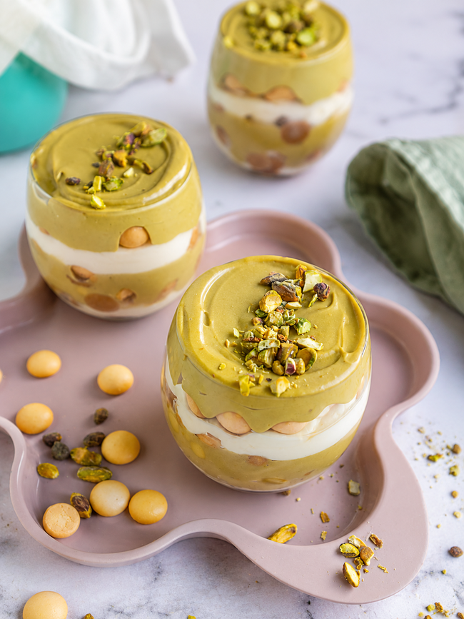Image of Mini Pistachio Cheesecake Cups