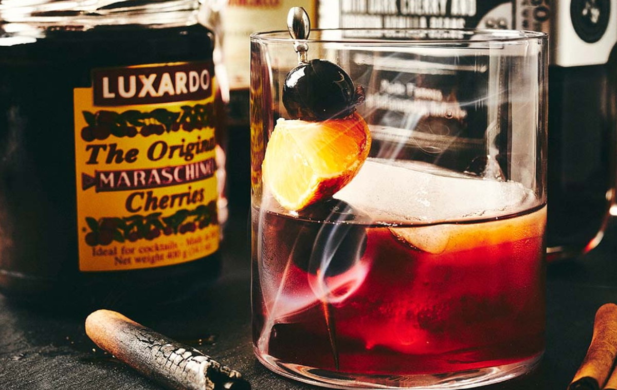 Smoked Cinnamon Manhattan