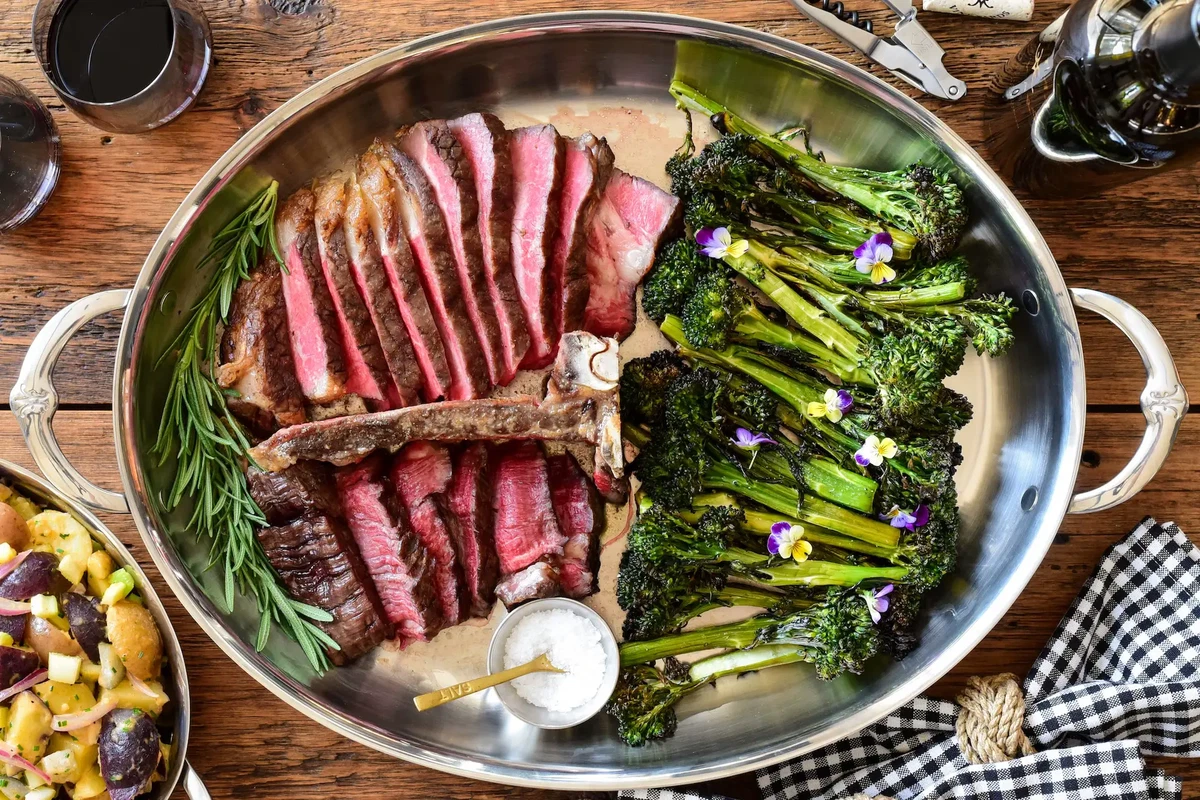Thick Cut Reverse Sear T-Bone Steak