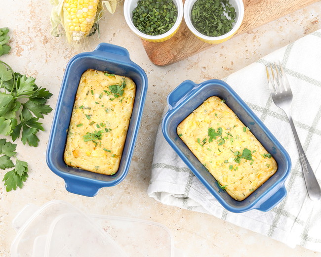 Image of Jiffy Corn Casserole (Fresh Summer Corn, Make-Ahead Friendly)