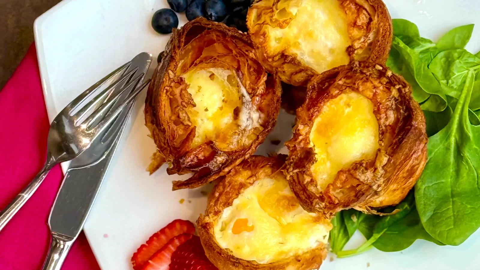 Image of Croissant Egg Boats