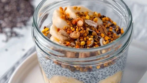 Image of PB Banana Chia Pudding