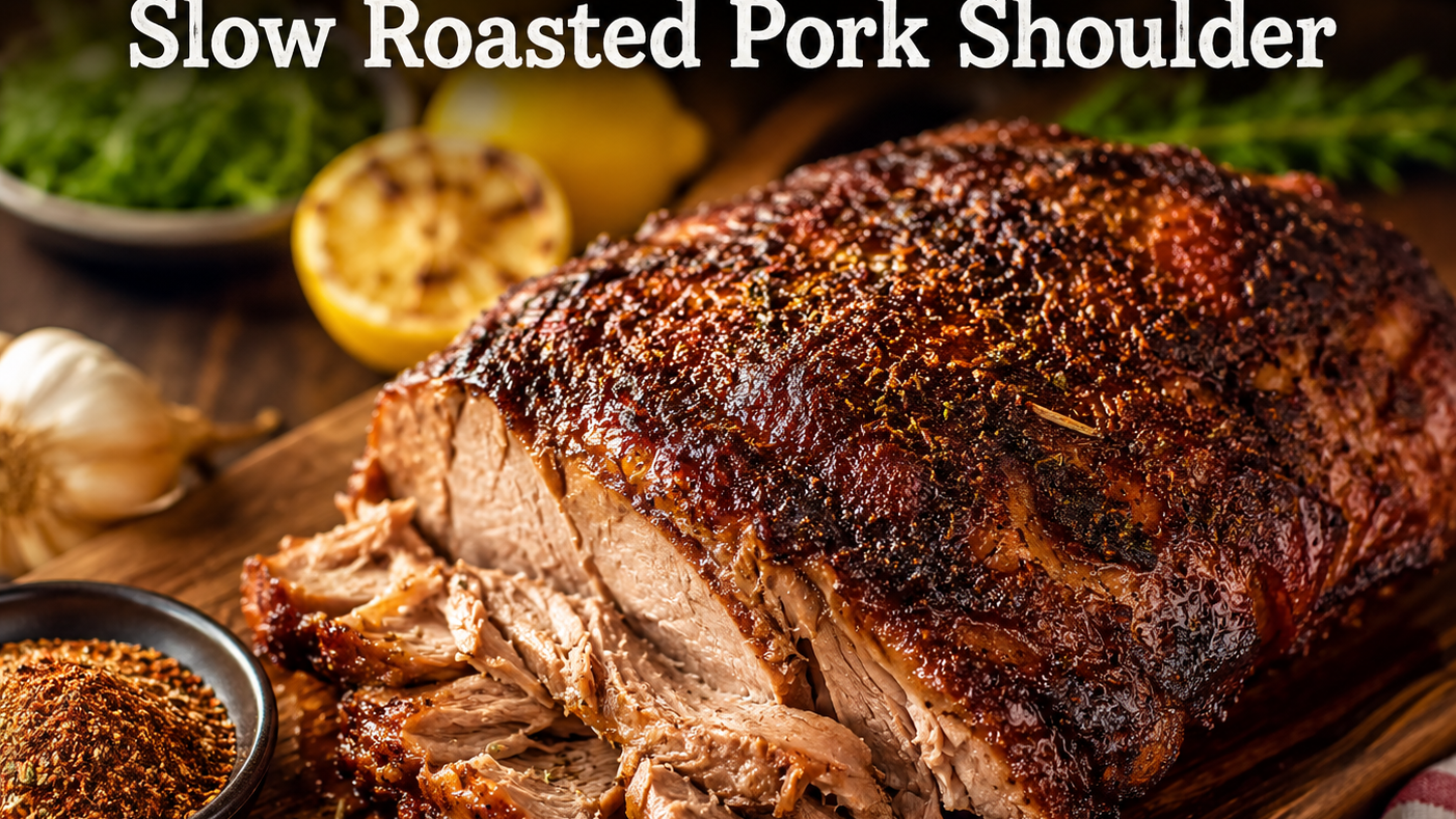 Image of Summer Dry Rub on Slow Roasted Pork Shoulder