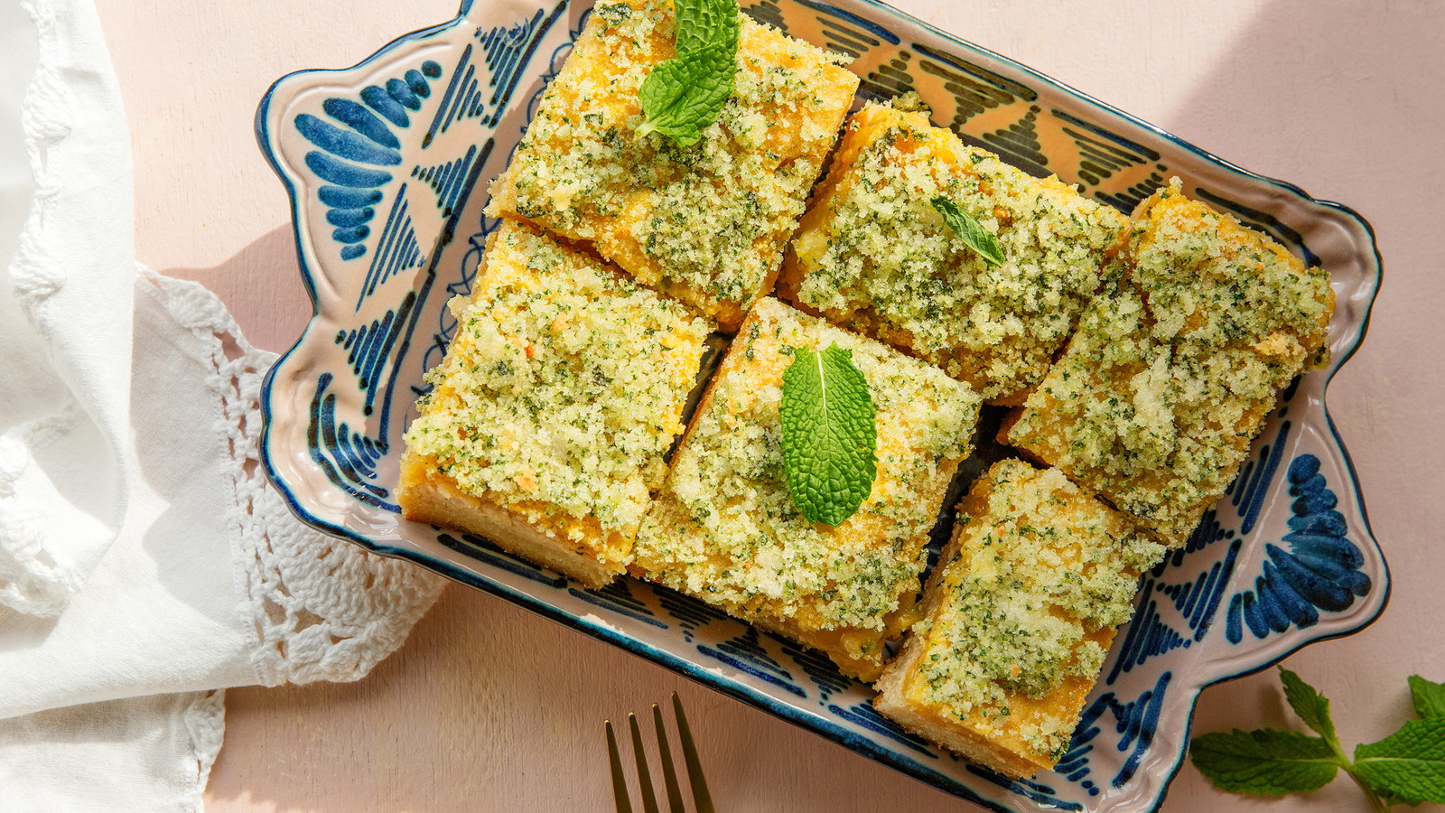 Watermelon Mint Dessert Bars