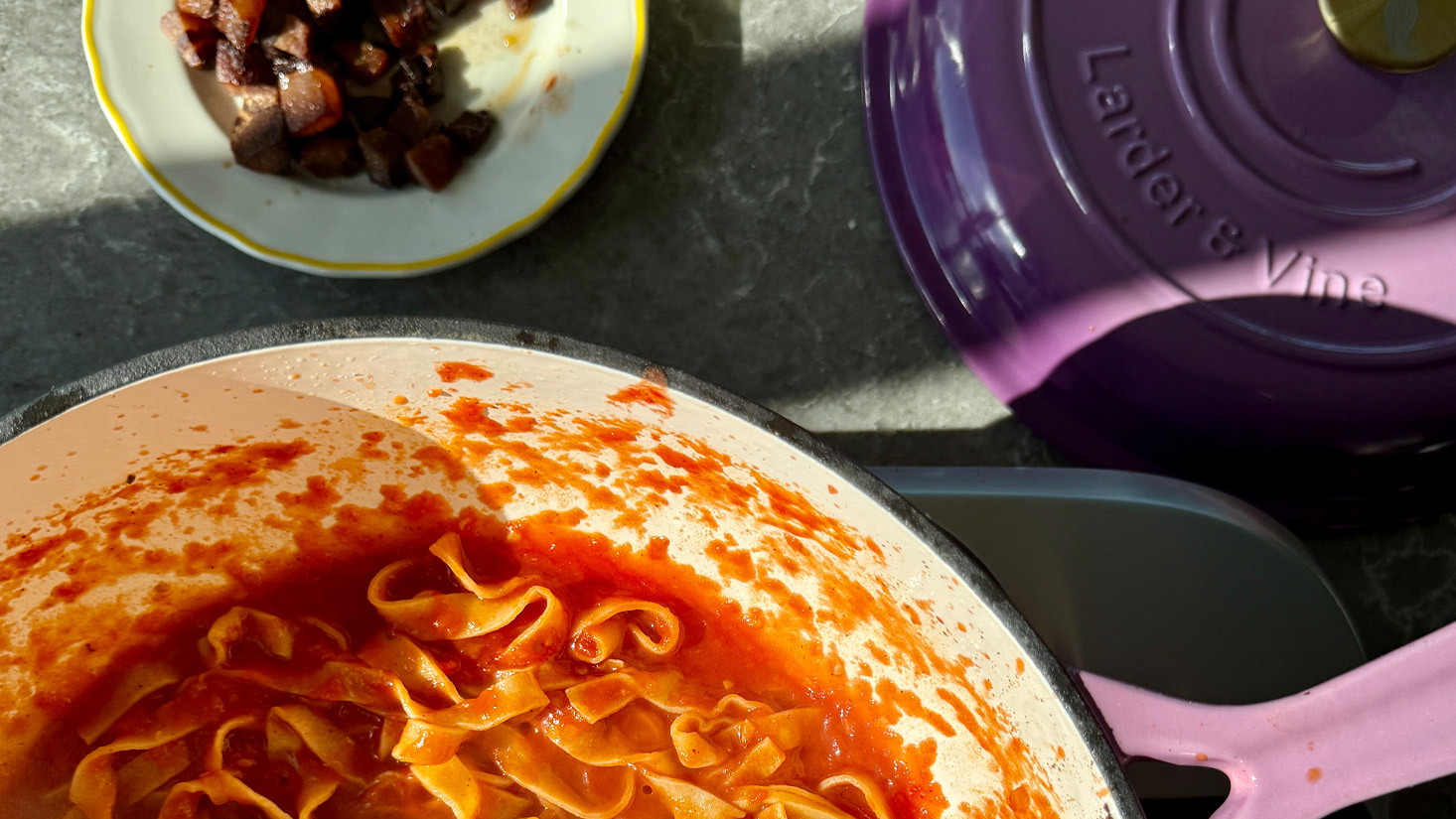 Image of FRA' MANI X JOE SASTO BLACK GARLIC GUANCIALE AMATRICIANA
