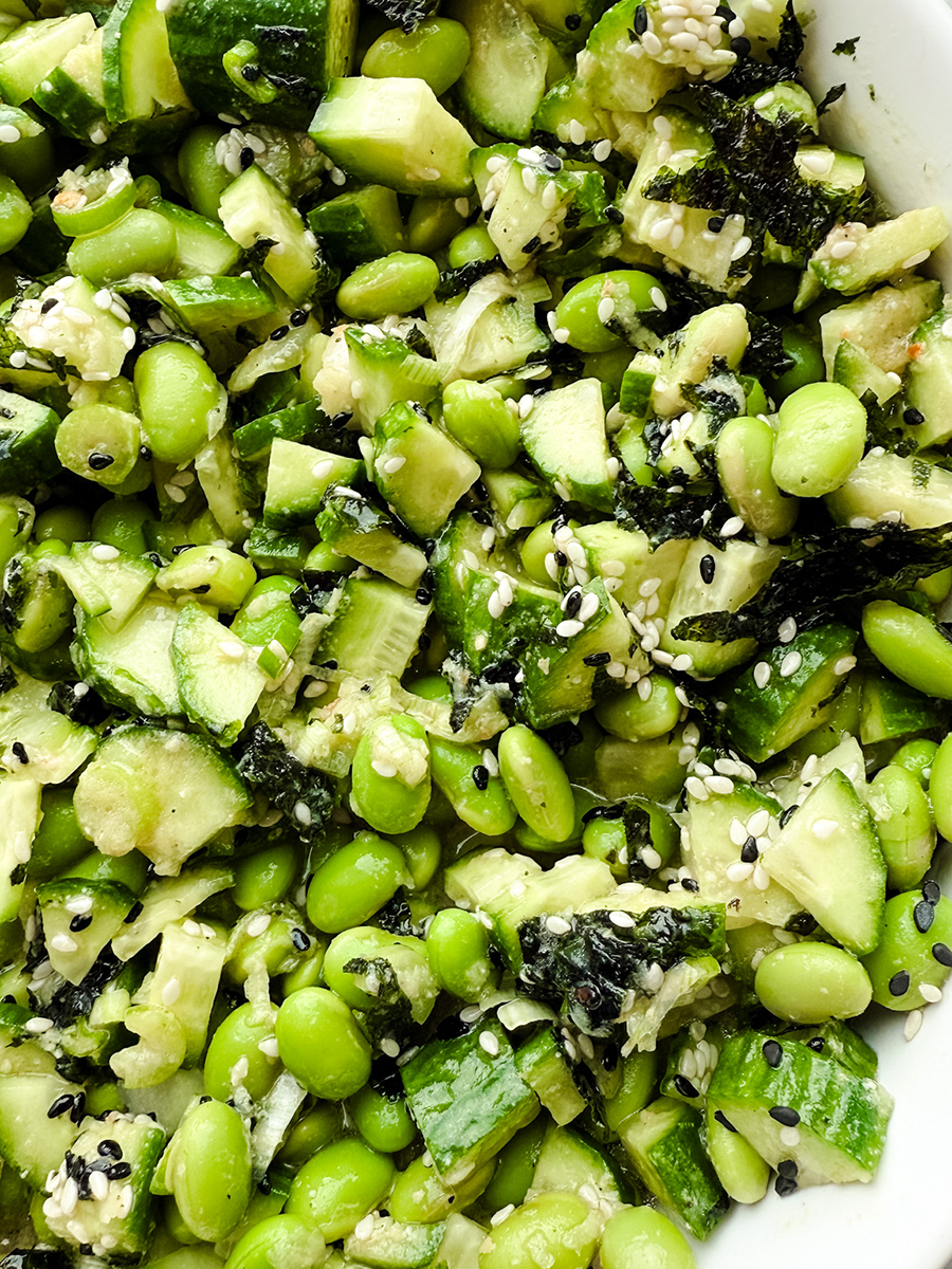 Edamame & Cucumbers