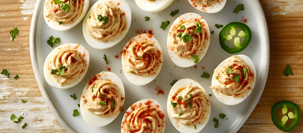 Cajun Deviled Eggs