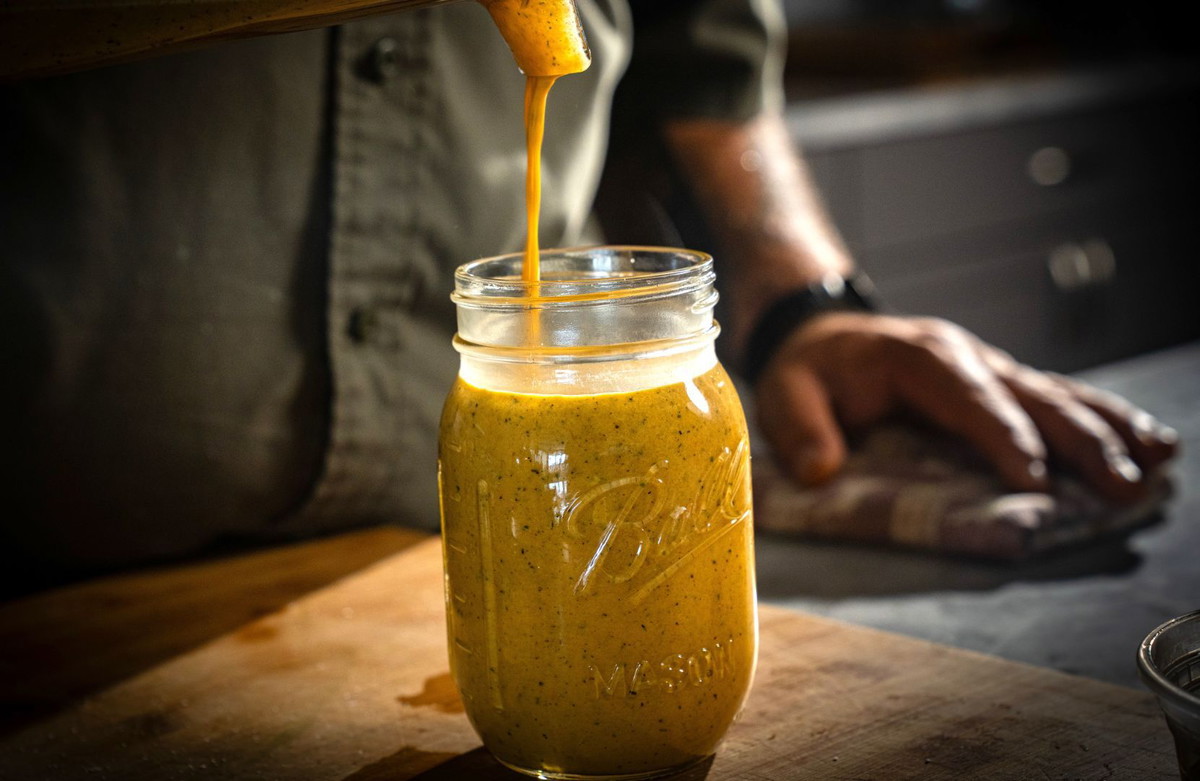 Receta de salsa de mango y habanero asados