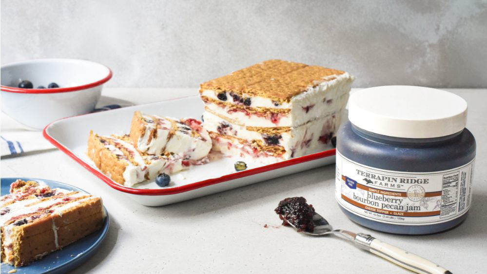 Image of Icebox Cake - Red, White & Blueberry