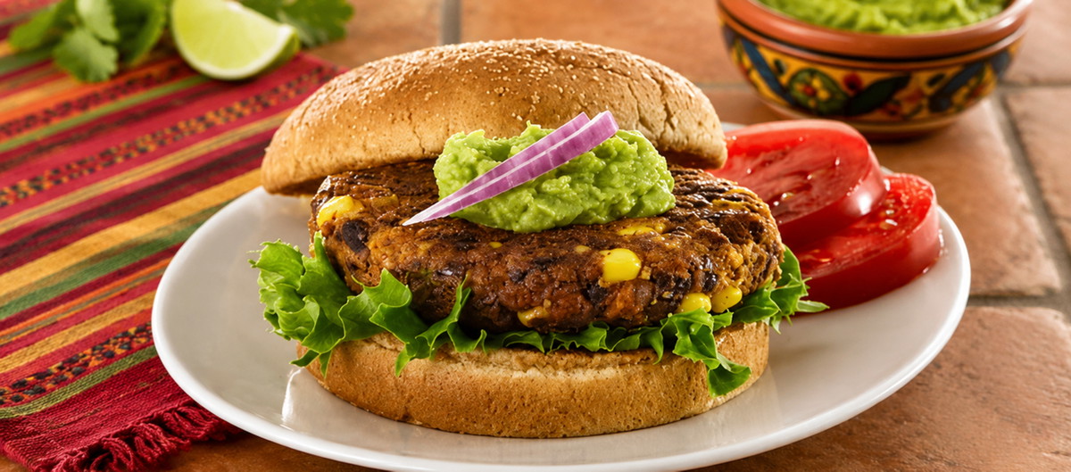 Spicy Black Bean & Corn Burgers