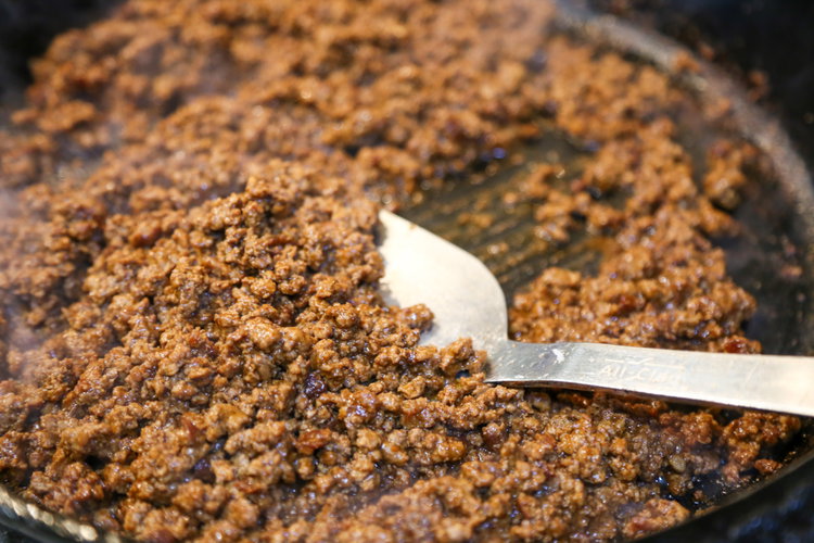 Image of Add the taco mix to the top of this volitile...