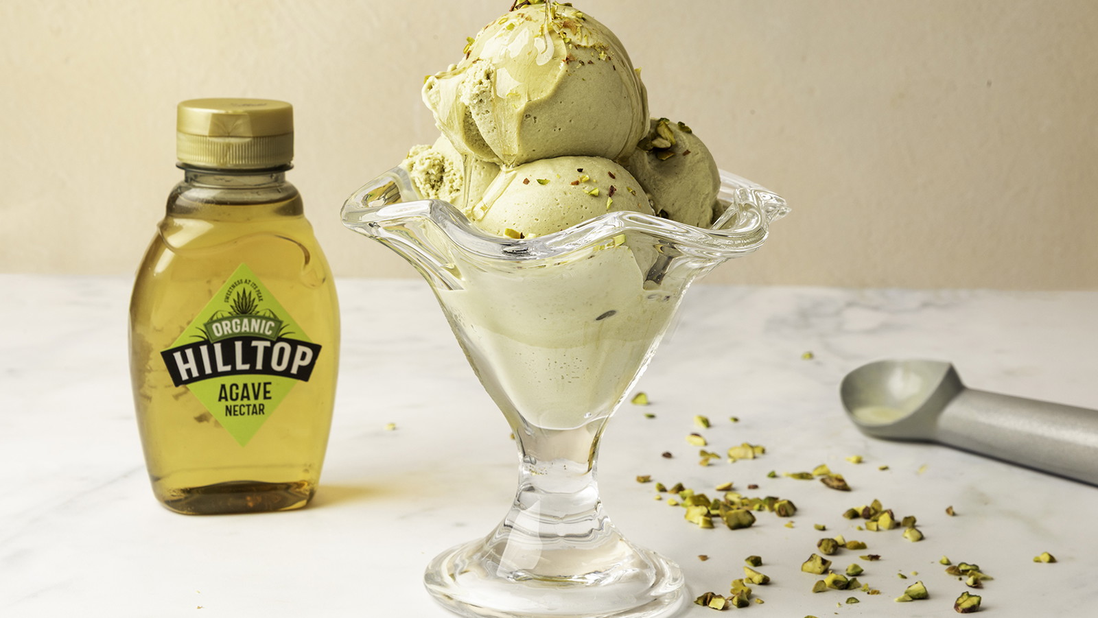 Image of Agave and Pistachio Ice Cream