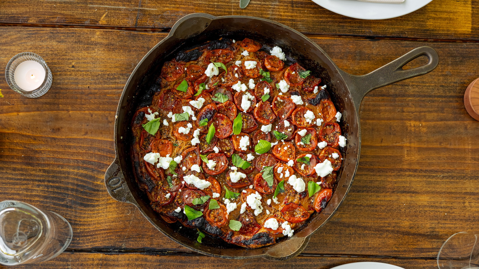 Image of Easy Cast Iron Tomato Tarte Tatin