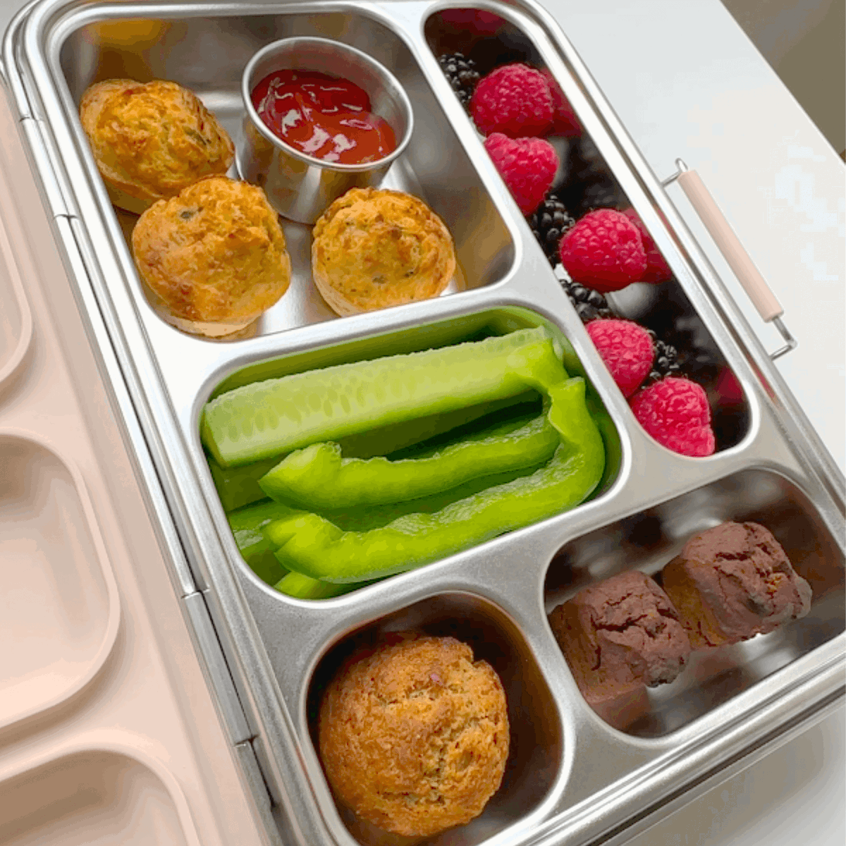 Fruit & Veggie Muffins and Brownies - Holiday Lunchbox