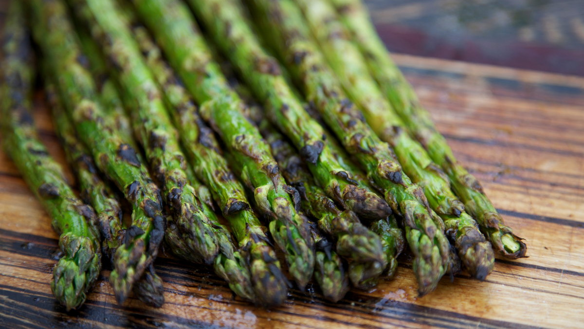 Blistered Asparagus