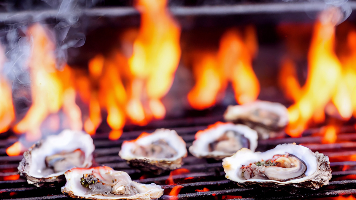 Grilled Oysters with Gremolata 