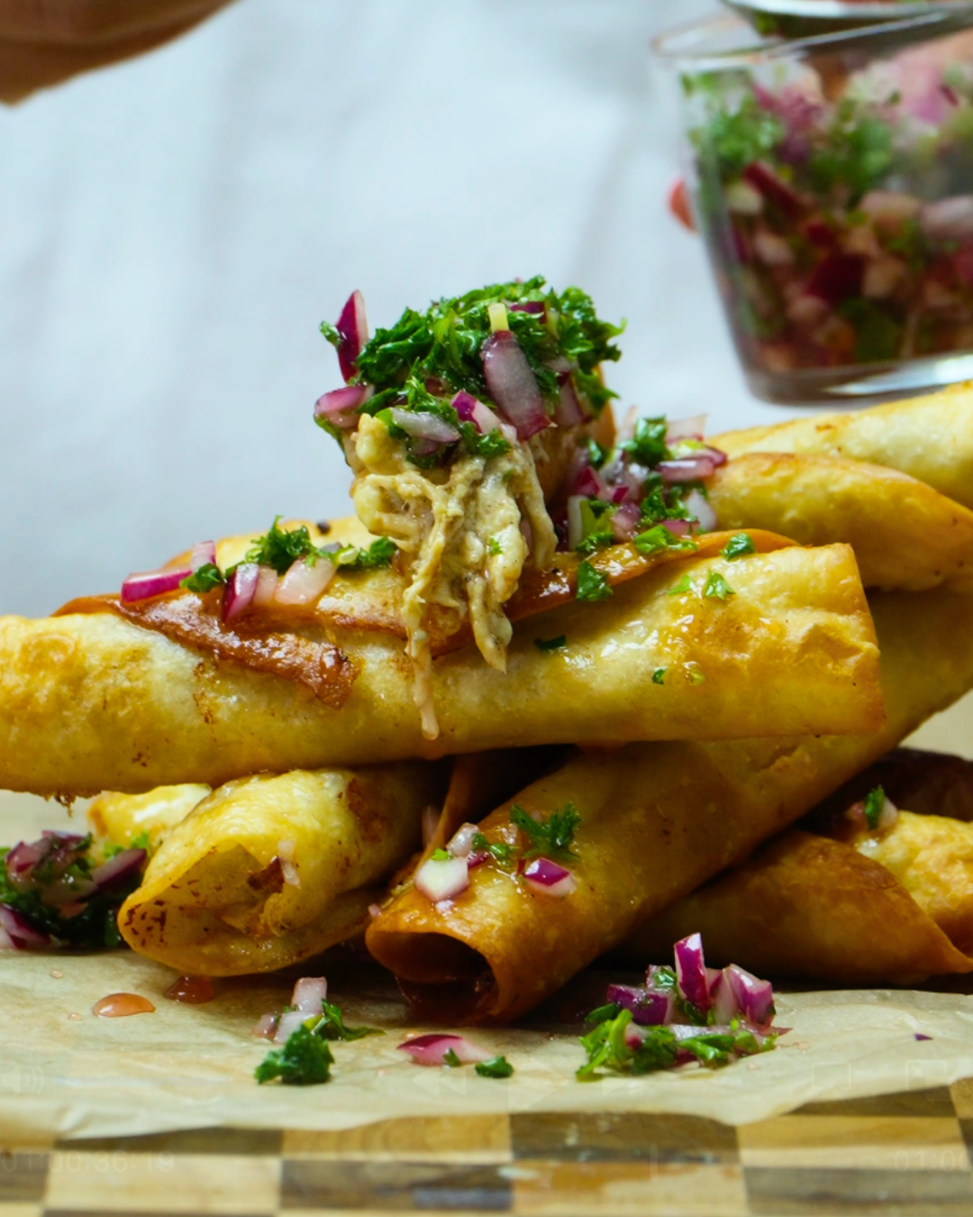 Jerk Chicken Taquitos