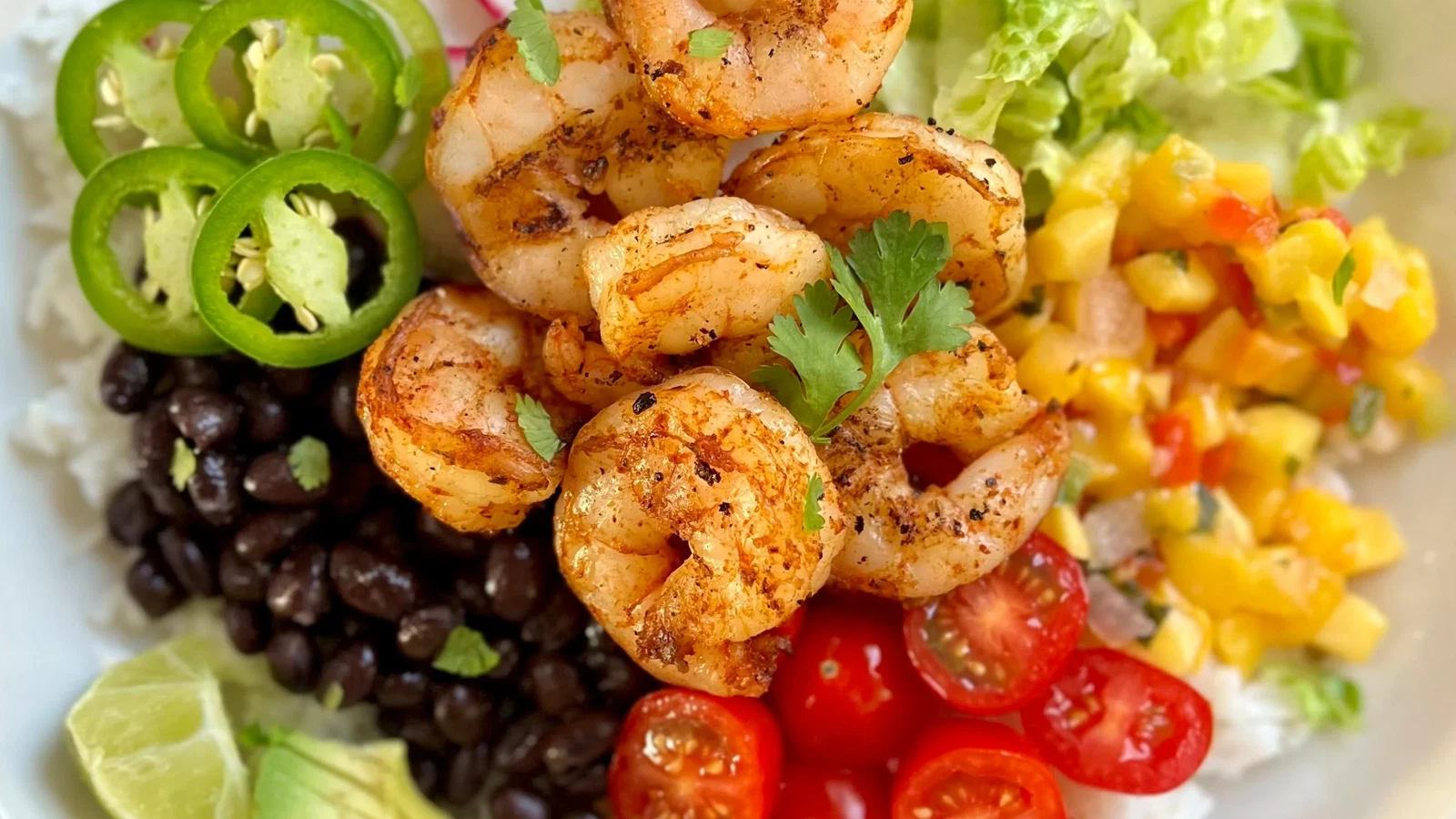 Easy Shrimp Taco Bowl with Wild Gulf Shrimp