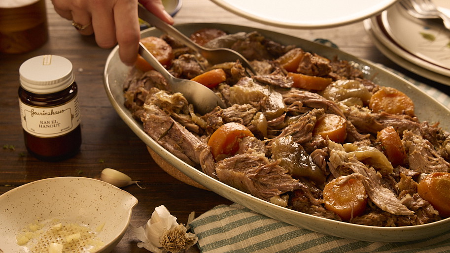 Image of Slow-Cooked Lamb Shoulder with Ras el Hanout