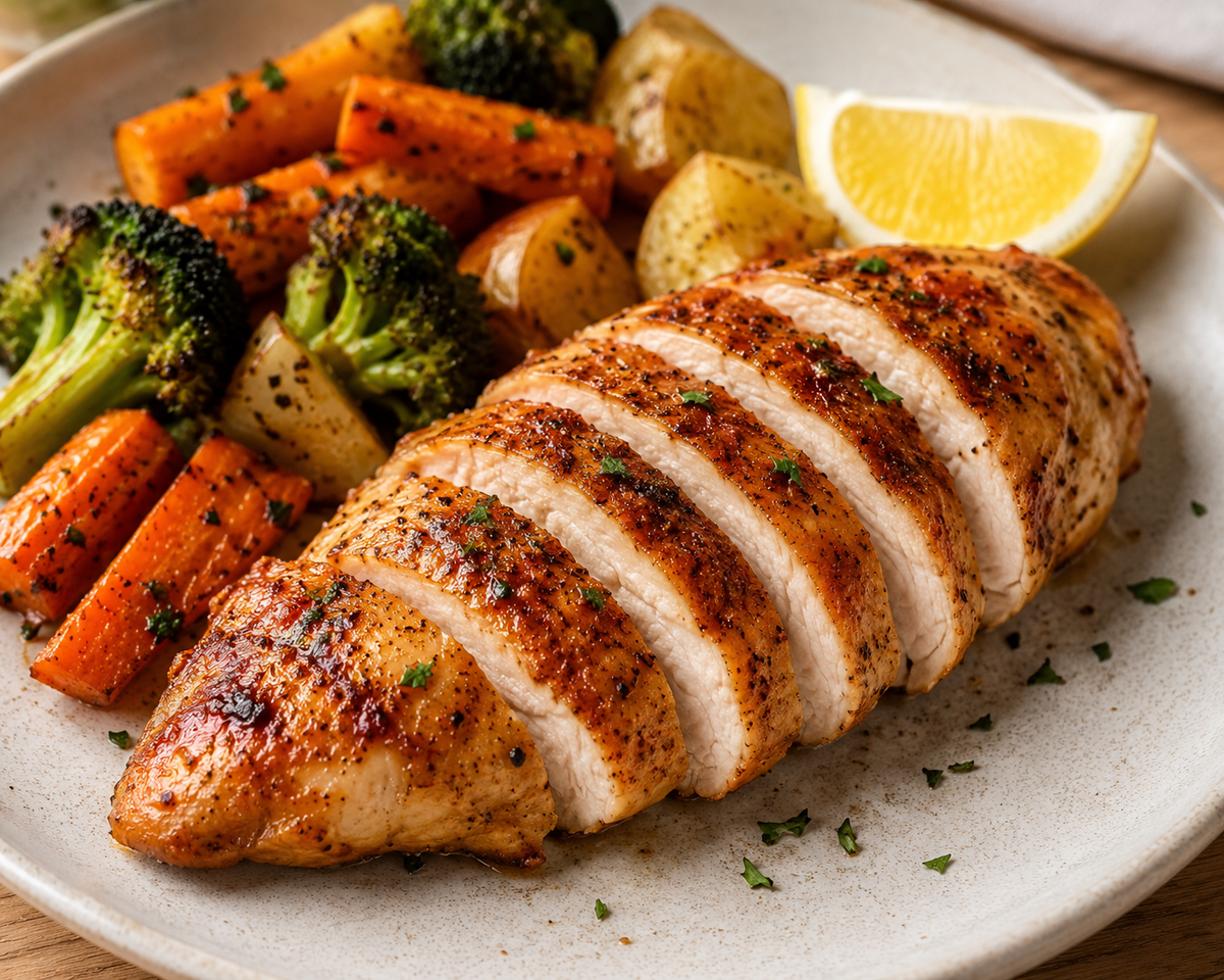 Whole Roasted Chicken Breast
