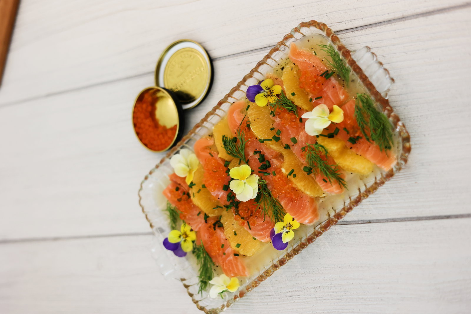 Image of Citrus-Cured Atlantic Salmon Carpaccio