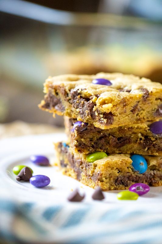 Sprouted Flax Chocolate Chip Squares
