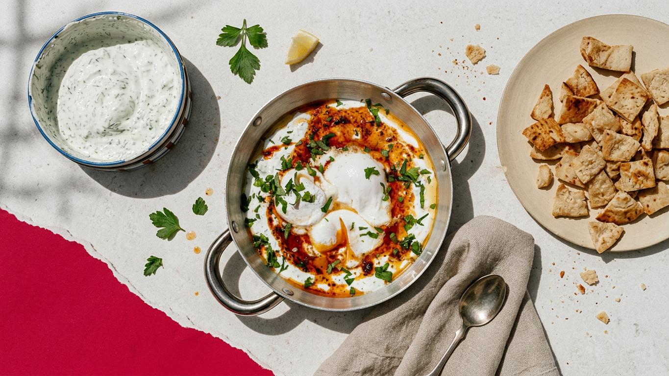 Anatolische Eierspeise mit Harissa