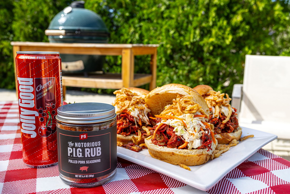 Pulled Pork with Jolly Good Cherry Soda Reduction