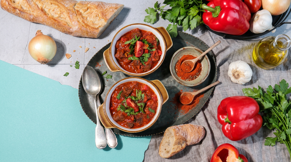 Jackfruit Gulasch