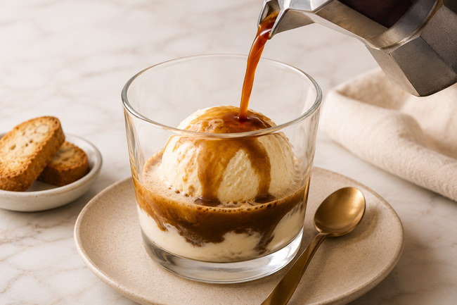 Image of Authentic Italian Affogato al Caffè
