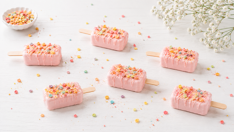 fruity crunch fudge pop