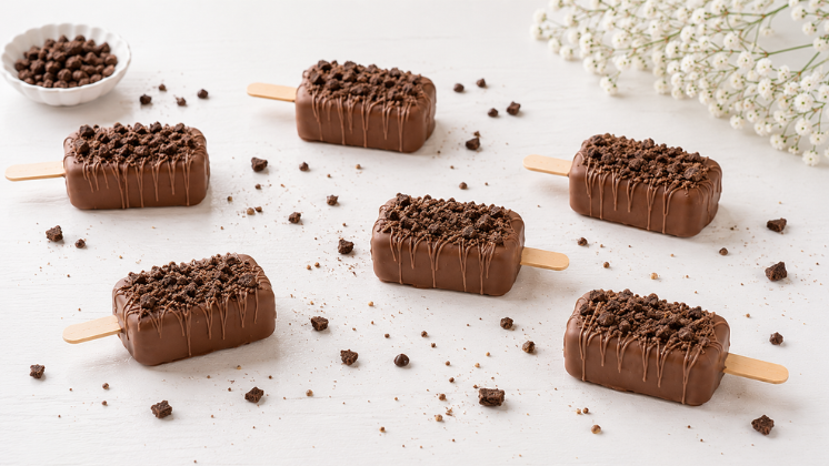 mint cookie crunch fudge pop