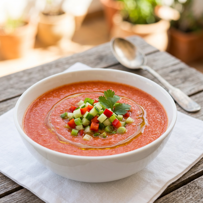 Image of andalusian-style gazpacho