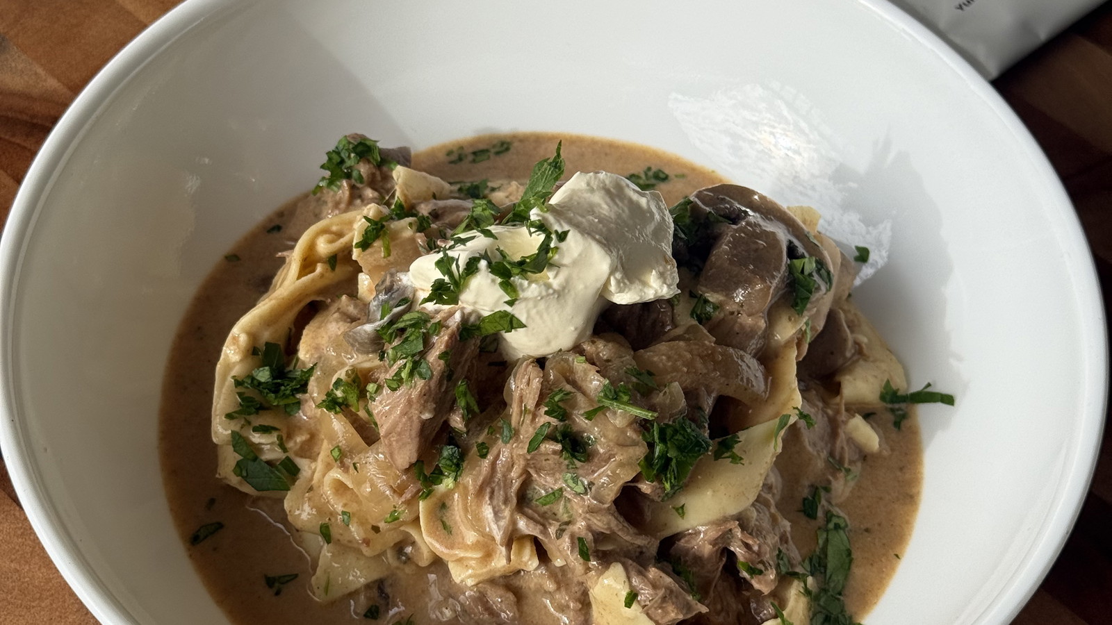 Slow Cooker Beef Stroganoff