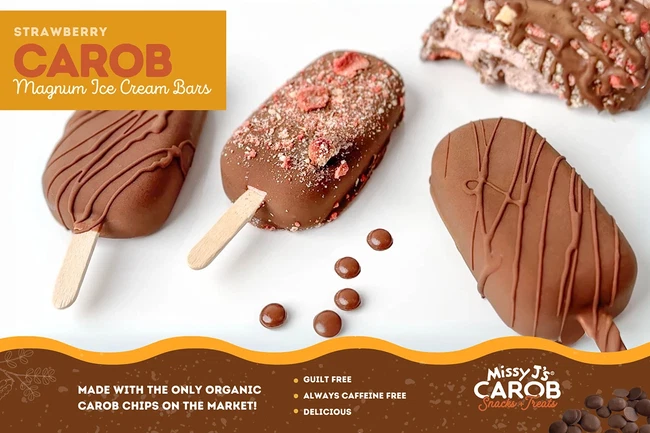 Image of STRAWBERRY MAGNUM ICE CREAM BARS