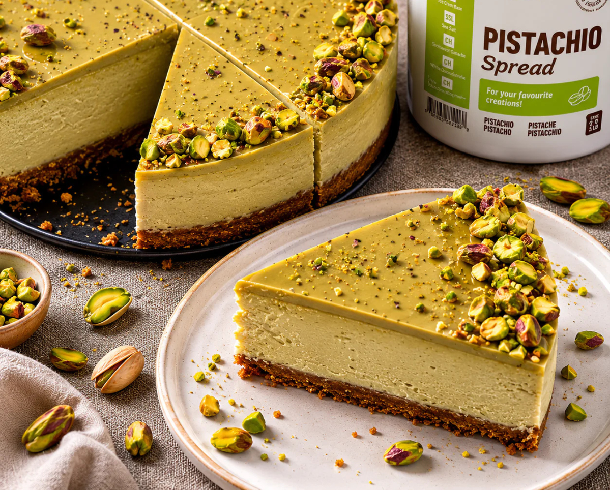 ๐๐ฐ Nuuva Pistachio Cheesecake