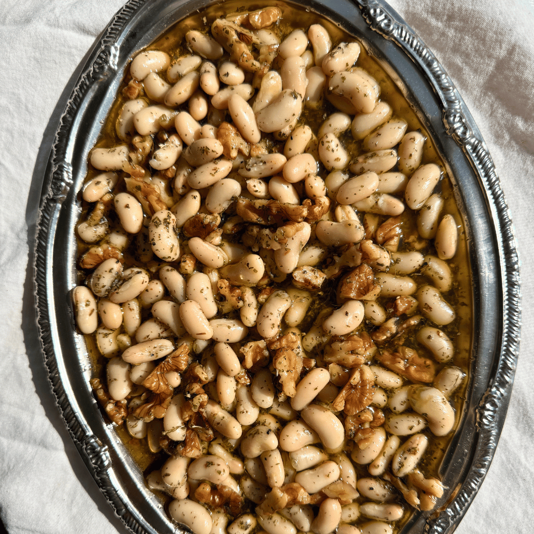 White Bean, Pomegranate Molasses & Mint Dip