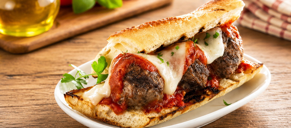 Grilled Italian Meatball Subs