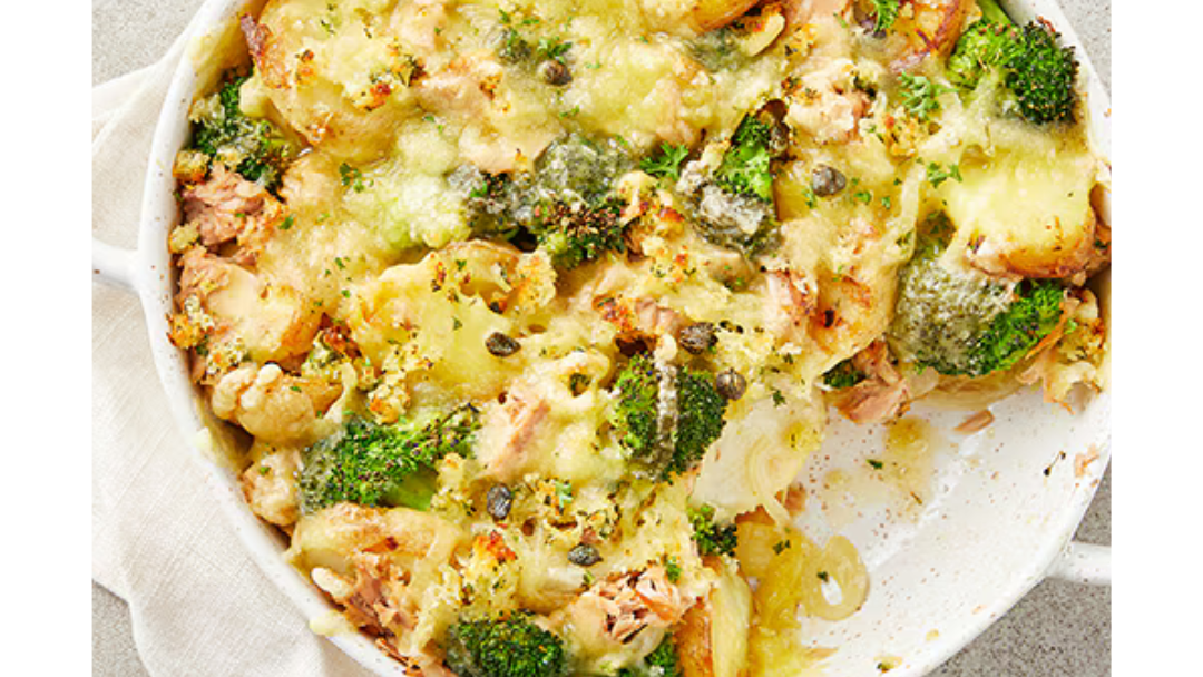 Image of Easy Potato, Broccoli and Tuna Bake