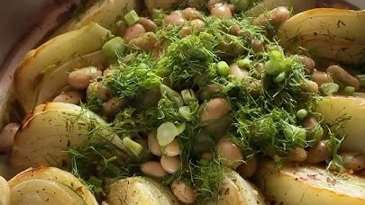Image of Braised Fennel with Butterbeans