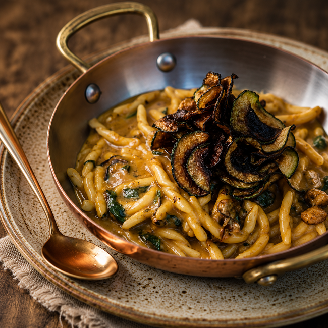 Image of creamy strozzapreti alla nerano