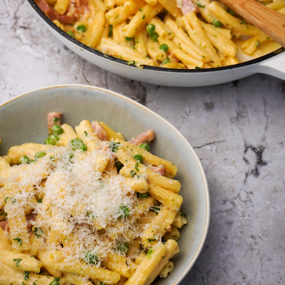 Ham & Cheese Pasta