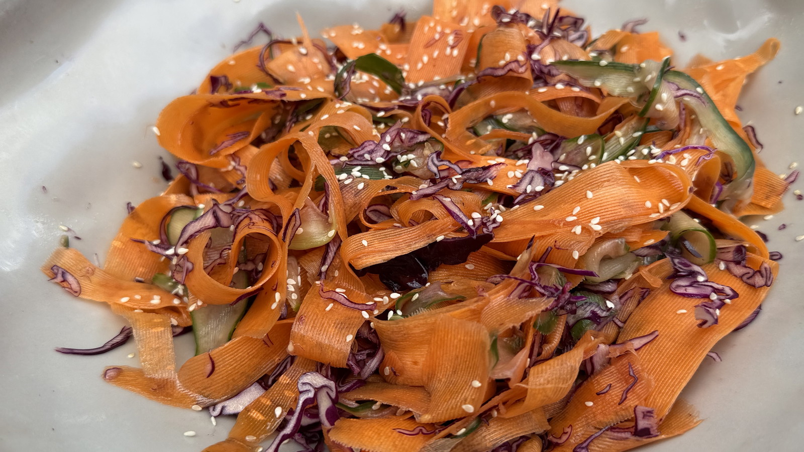 Image of Cucumber Carrot Ribbon Salad