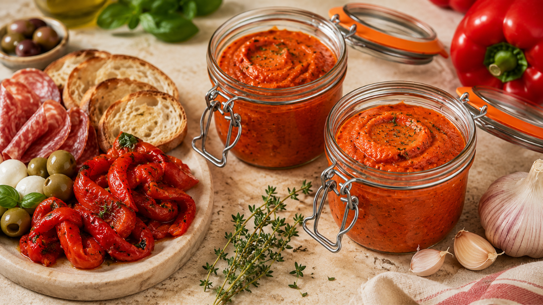 Image of Roasted Red Pepper and Garlic Spread