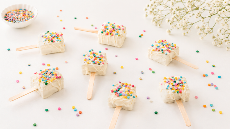 birthday cake fudge pop
