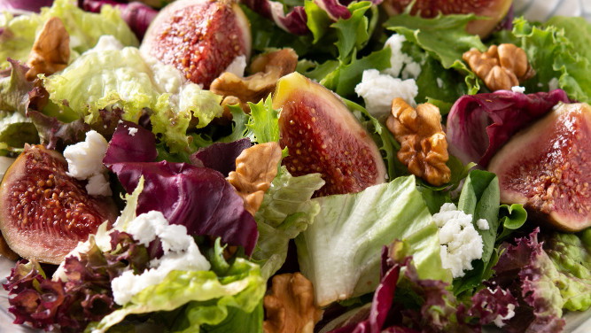 Image of Fig, Walnut & Goat's Cheese Salad